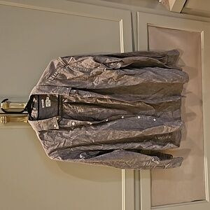 Men's cotton/linen button down